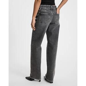 Express Black Mom Jeans Super High Rise -‎ Size 8